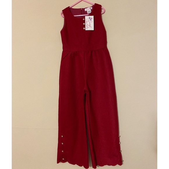 NWT Sweet Charlotte Red Jumper - Picture 1 of 4